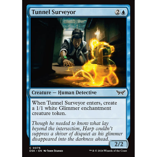Tunnel Surveyor, 76, common, Magic: The Gathering, Duskmourn: House of Horror
