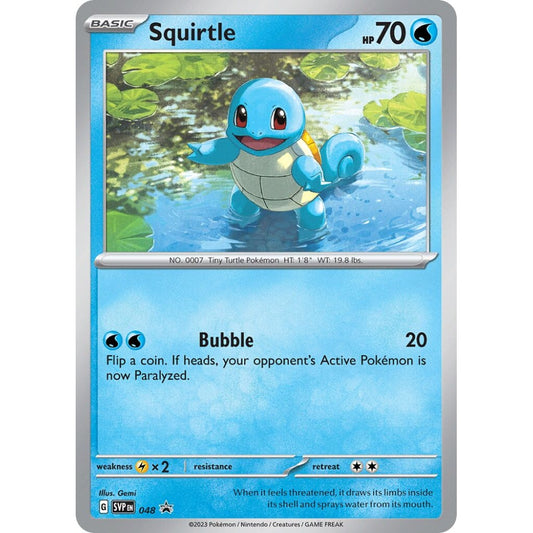 Squirtle Promo 048 Pokemon Card Game Scarlet & Violet Promos