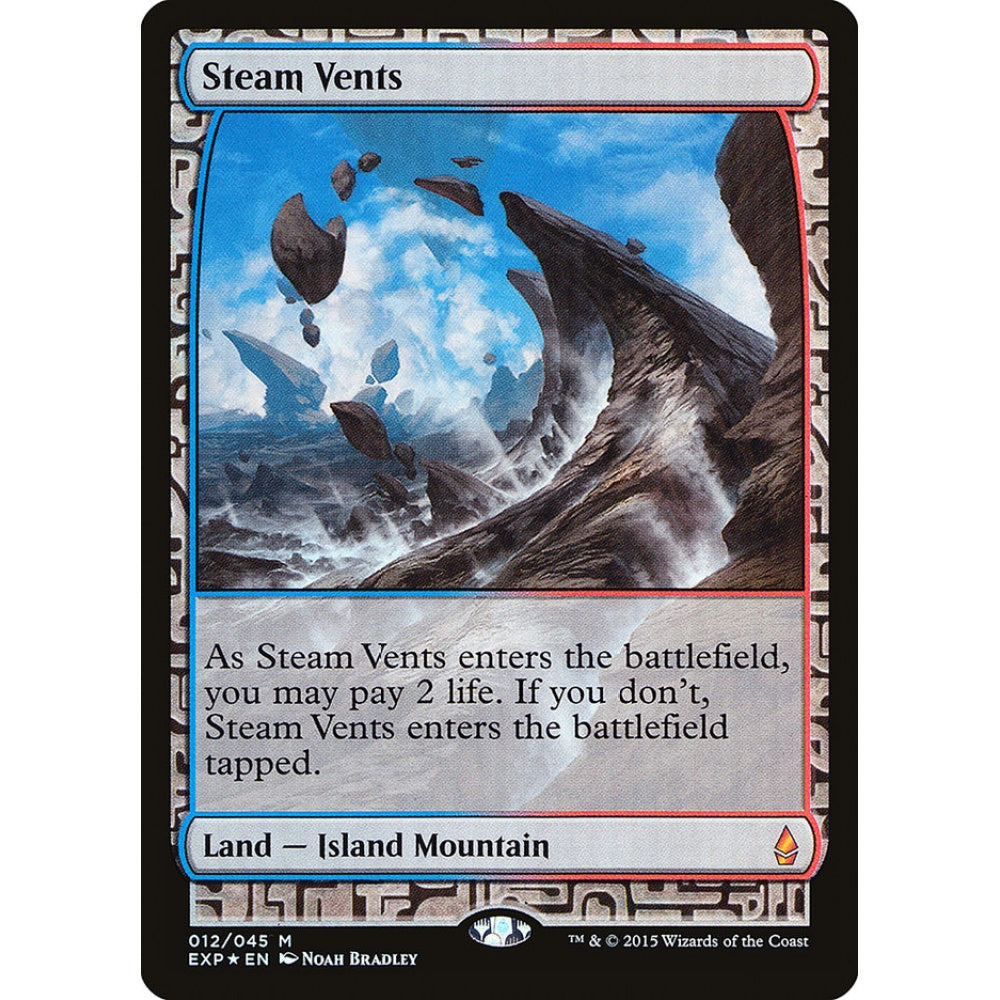 Steam Vents mythic 12 Magic the Gathering Zendikar Expeditions