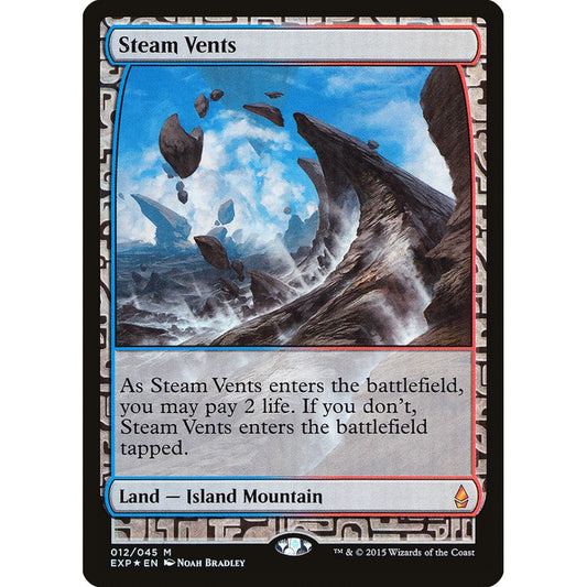 Steam Vents mythic 12 Magic the Gathering Zendikar Expeditions
