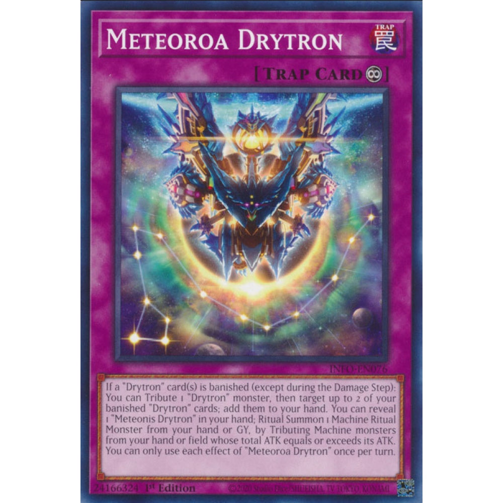 Meteoroa Drytron, INFO-EN076, Common, Yu-Gi-Oh!, The Infinite Forbidden
