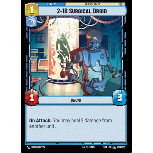 2-1B Surgical Droid, 59, C, Star Wars Unlimited, Sparks Of Rebellion