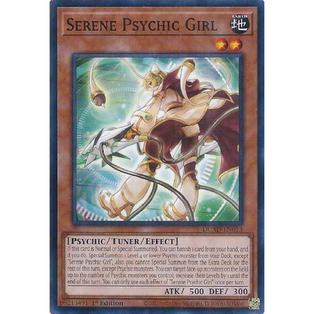Serene Psychic Girl DUAD-EN013 Common Yu-Gi-Oh Duelist's Advance