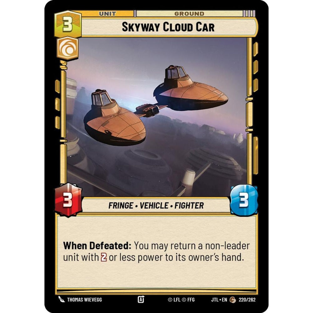 Skyway Cloud Car, C, JTL 220), Star Wars Unlimited