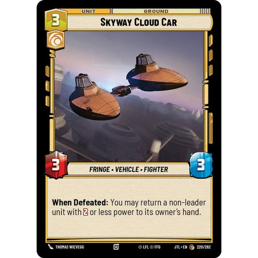 Skyway Cloud Car, C, JTL 220), Star Wars Unlimited