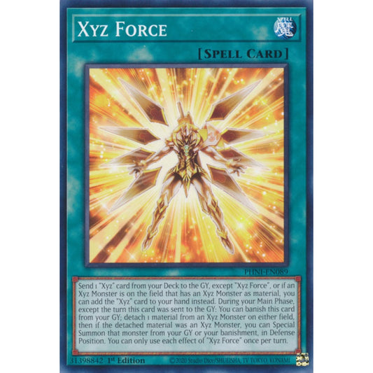 Xyz Force PHNI-EN089 Common Common Yu-Gi-Oh Phantom Nightmare in Art