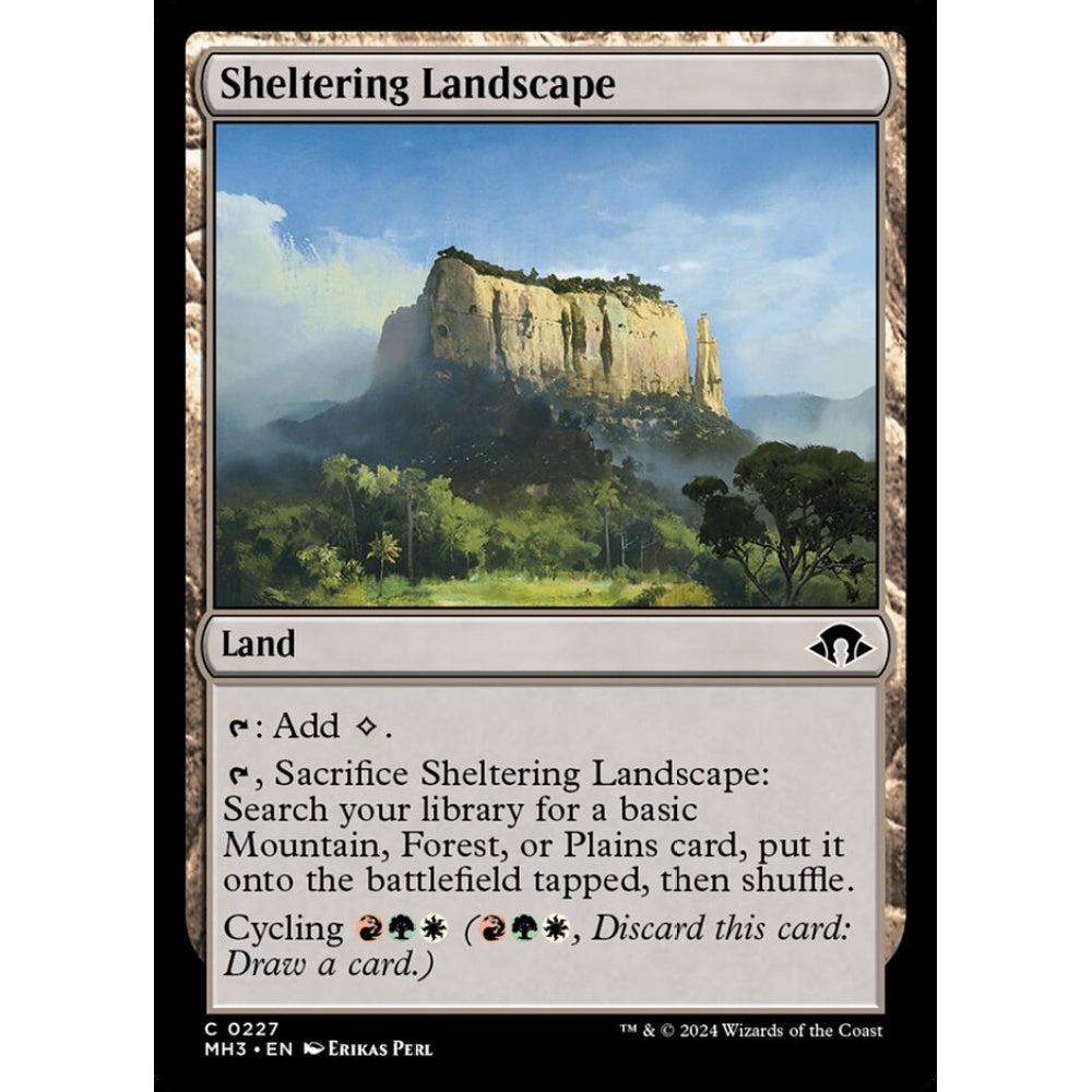 Sheltering Landscape, 227, common, Magic: The Gathering, Modern Horizons 3
