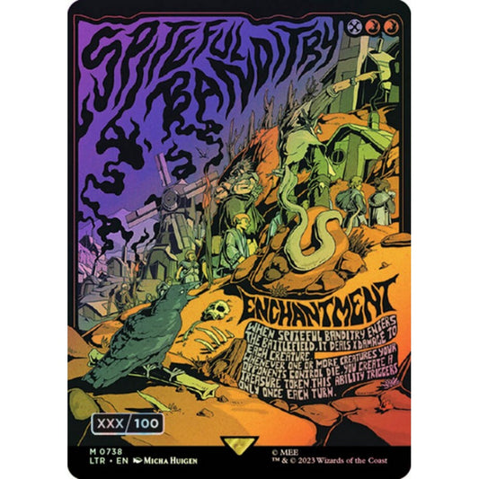 Spiteful Banditry, mythic, 738z, Magic the Gathering, The Lord of the Rings: Tales of Middle-earth