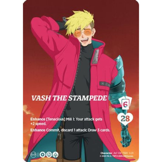 Vash the Stampede, 1/21, CH-ALT, UniVersus, Cowboy Bebop & Trigun Stampede