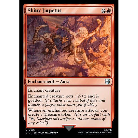 Shiny Impetus, uncommon, 227, Magic the Gathering, Tales of Middle-earth Commander