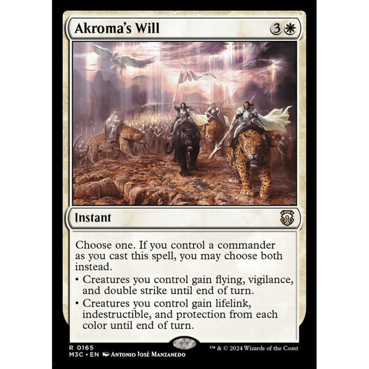 Akroma's Will, 165, rare, Magic: The Gathering, Modern Horizons 3