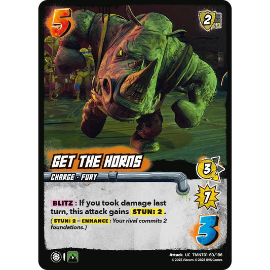 Get the Horns 60/186 TMNT01 Universus Teenage Mutant Ninja Turtles Attack UC