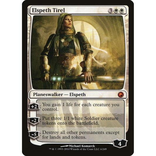 Elspeth Tirel mythic 6 Magic the Gathering Scars of Mirrodin