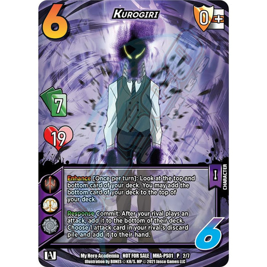 Kurogiri, 2/7, MHA-PS01, Universus, MHA Promos, nan