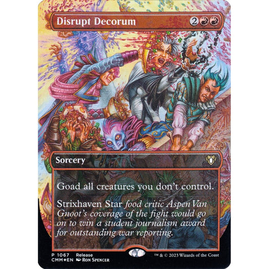 Disrupt Decorum rare 1067 Magic the Gathering Commander Masters