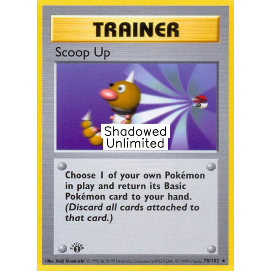 Scoop Up Rare 78/102 Pokemon Card Game Base Set