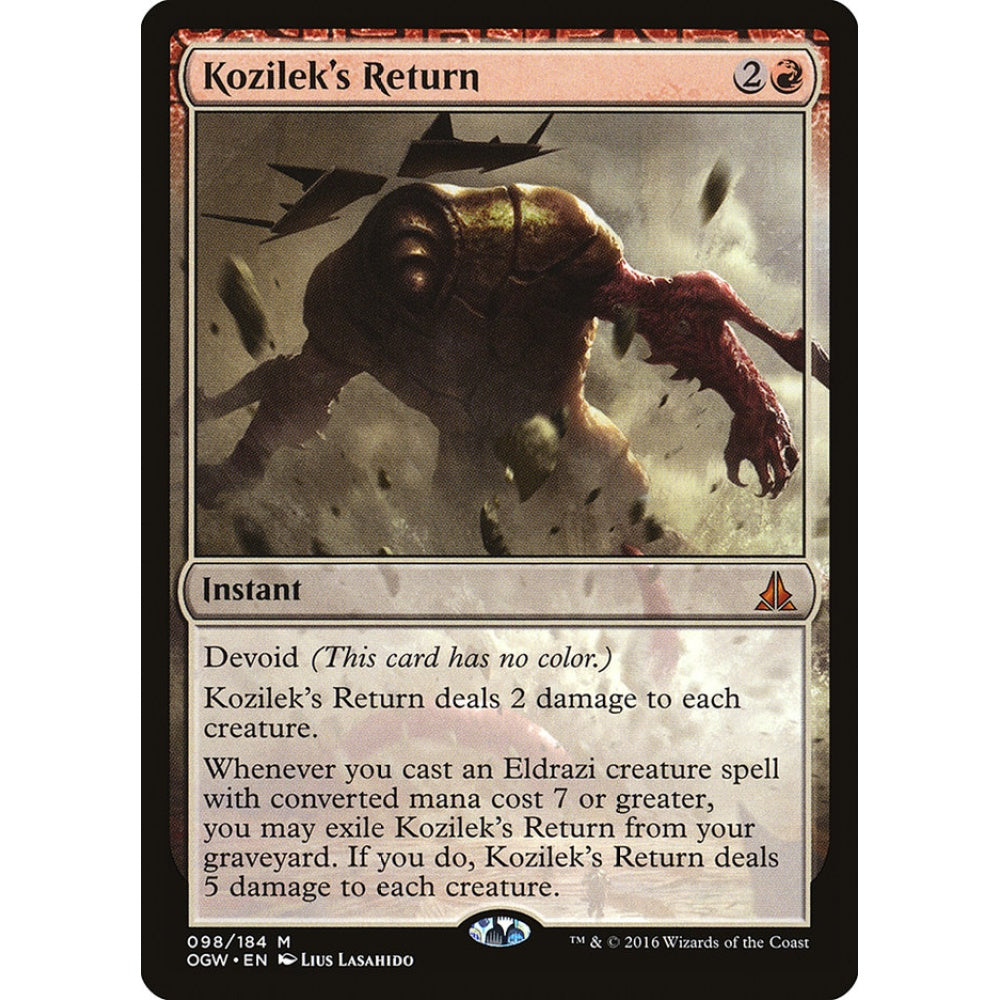 Kozilek's Return mythic 98 Magic the Gathering Oath of the Gatewatch