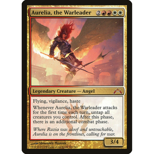Aurelia, the Warleader mythic 143 Magic the Gathering Gatecrash
