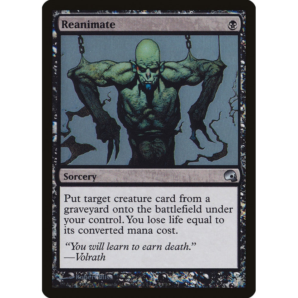 Reanimate uncommon 15 Magic the Gathering Premium Deck Series: Graveborn