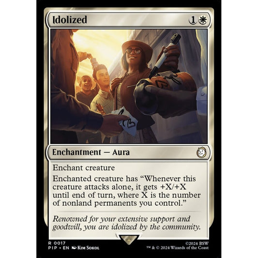 Idolized rare 17 Magic the Gathering Fallout