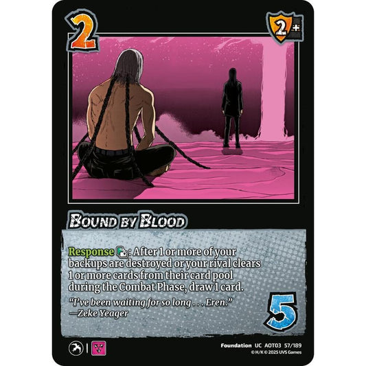 Bound by Blood 57/189 AOT03 Universus Attack on Titan: Apocalypse Foundation UC
