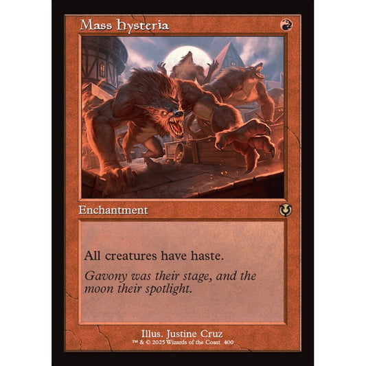 Mass Hysteria, 400, rare, Magic: The Gathering, Innistrad Remastered