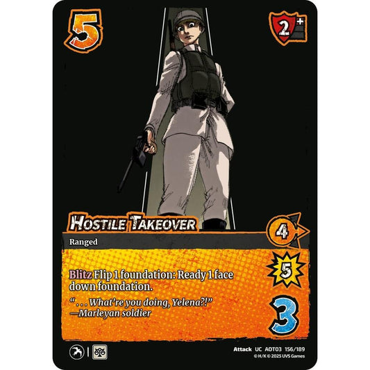 Hostile Takeover 156/189 AOT03 Universus Attack on Titan: Apocalypse Attack UC