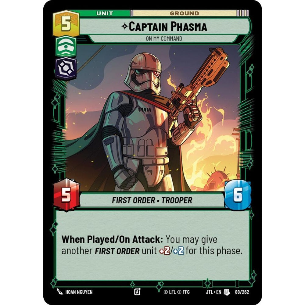 Captain Phasma, U, JTL 088), Star Wars Unlimited