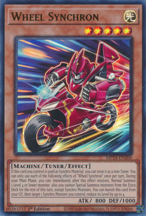 Wheel Synchron MP24-EN206 Ultra Ultra Rare Yu-Gi-Oh 25th Anniversary Tin: Dueling Mirrors in Art