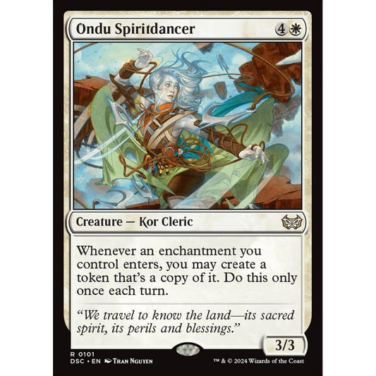Ondu Spiritdancer, 101, rare, Magic: The Gathering, Duskmourn: House of Horror