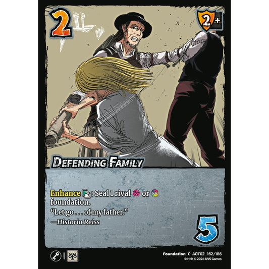 Defending Family, 162/186, AOT02, Universus, Attack on Titan: Origins of Power, Foundation, C