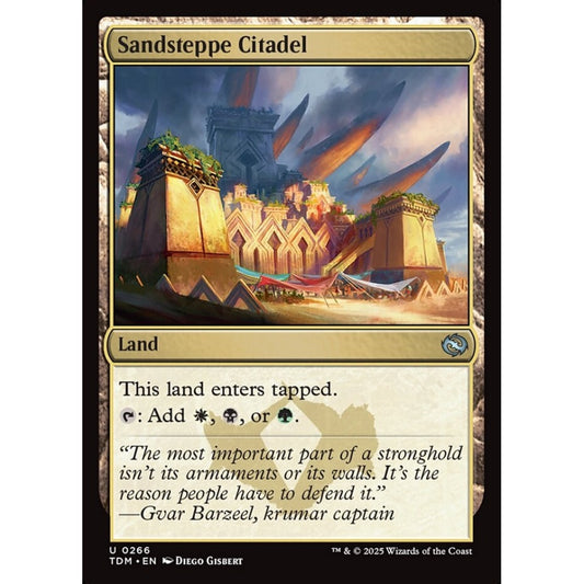 Sandsteppe Citadel uncommon 266 Magic the Gathering Tarkir: Dragonstorm