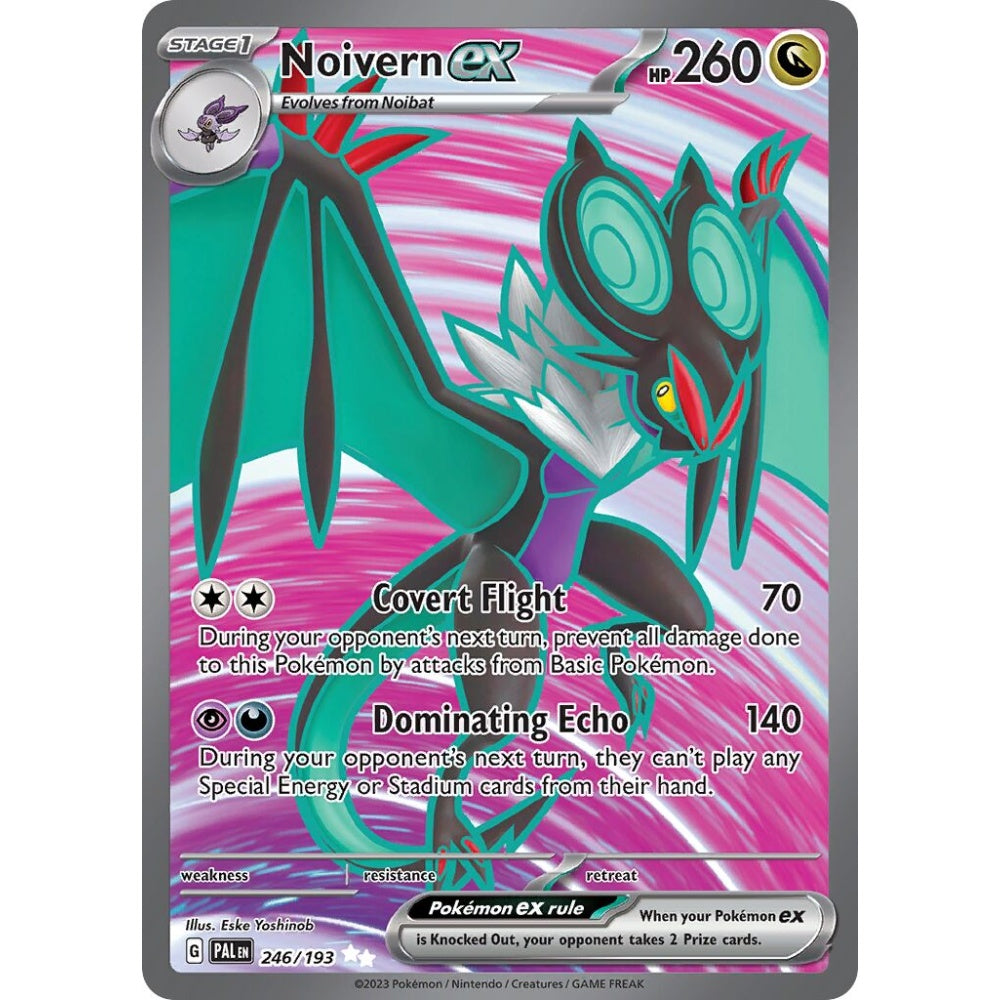 Noivern ex Ultra Rare 246/193 Pokemon Card Game Paldea Evolved