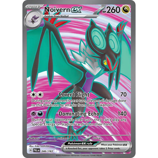 Noivern ex Ultra Rare 246/193 Pokemon Card Game Paldea Evolved