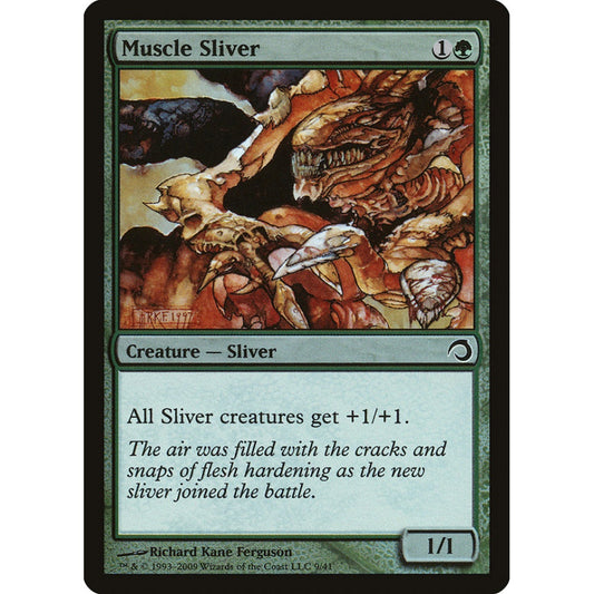 Muscle Sliver common 9 Magic the Gathering Premium Deck Series: Slivers