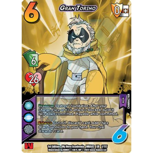 Gran Torino, 1/117, XR, UniVersus, MHA02 Crimson Rampage