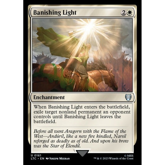 Banishing Light, uncommon, 161, Magic the Gathering, Tales of Middle-earth Commander