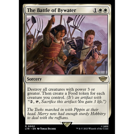 The Battle of Bywater, rare, 2, Magic the Gathering, The Lord of the Rings: Tales of Middle-earth