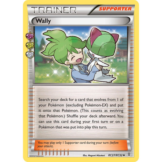 Wally Uncommon RC27/RC32 Pokemon Card Game Generations