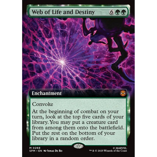 Web of Life and Destiny mythic 268 Magic the Gathering Marvel's Spider-Man