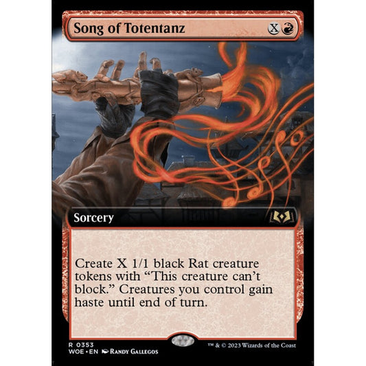 Song of Totentanz, rare, 353, Magic the Gathering, Wilds of Eldraine