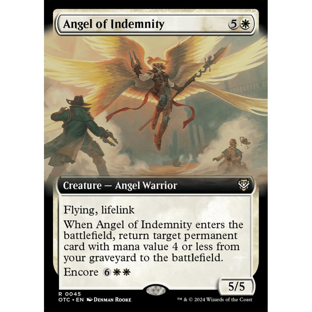 Angel of Indemnity, 45, rare, Magic: The Gathering, Outlaws of Thunder Junction
