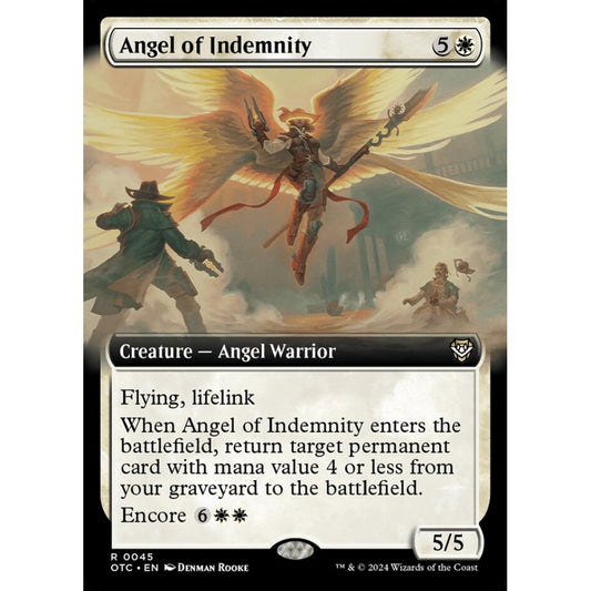 Angel of Indemnity, 45, rare, Magic: The Gathering, Outlaws of Thunder Junction