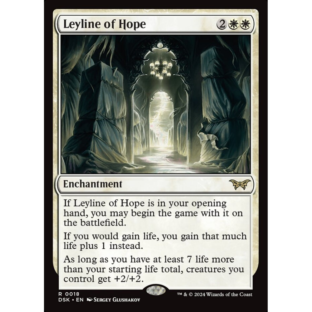 Leyline of Hope, 18, rare, Magic: The Gathering, Duskmourn: House of Horror