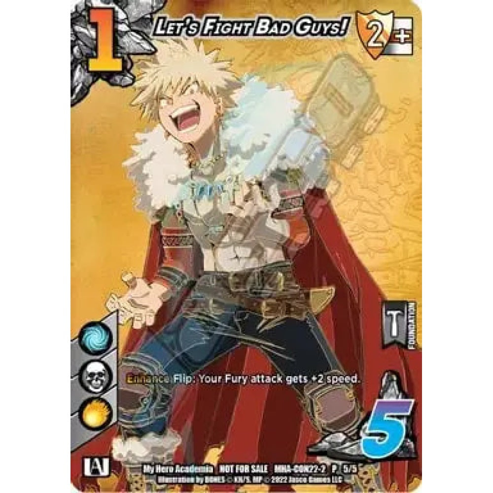 Let's Fight Bad Guys!, 5/5, P, UniVersus, Promos
