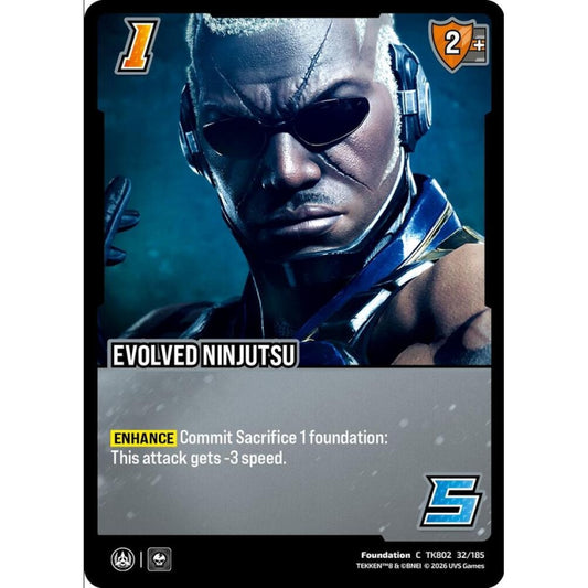 Evolved Ninjutsu 32/185 TK802 Universus Tekken 8 Foundation C