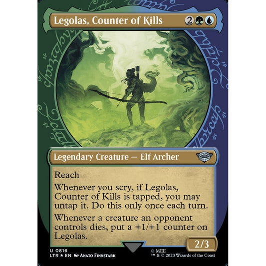 Legolas, Counter of Kills, uncommon, 816, Magic the Gathering, The Lord of the Rings: Tales of Middle-earth