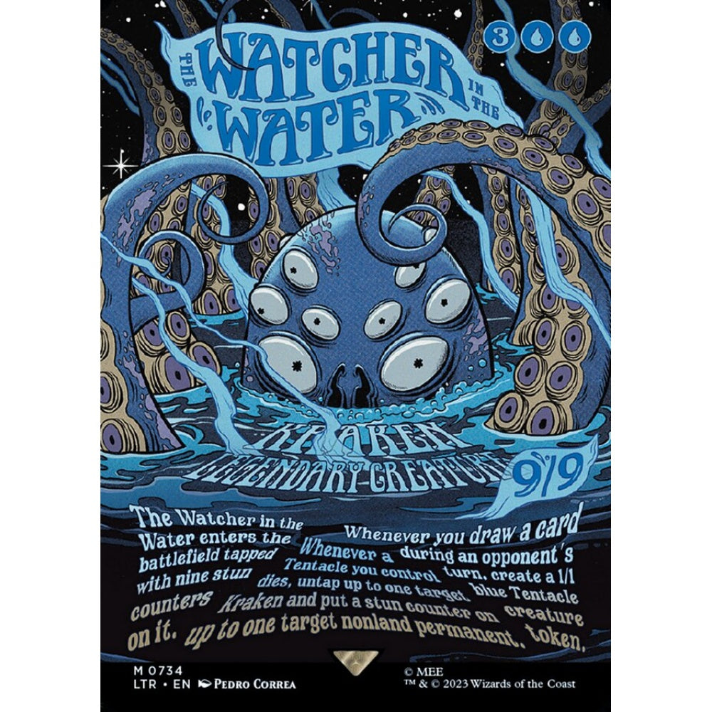 The Watcher in the Water, mythic, 734, Magic the Gathering, The Lord of the Rings: Tales of Middle-earth