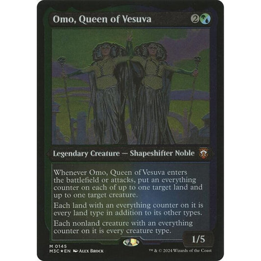 Omo, Queen of Vesuva, 145, mythic, Magic: The Gathering, Modern Horizons 3