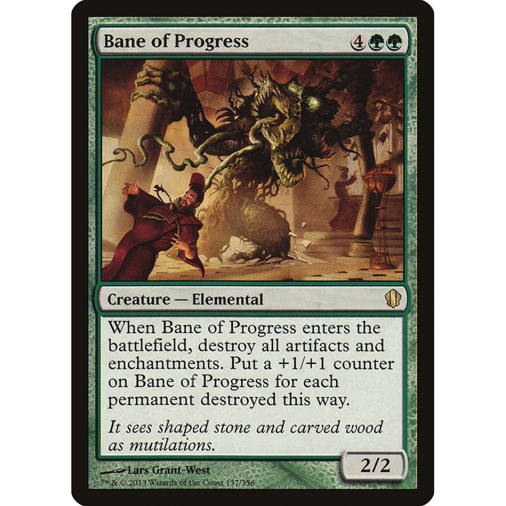 Bane of Progress rare 137 Magic the Gathering Commander 2013